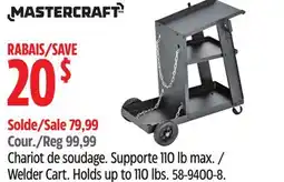 Canadian Tire MASTERCRAFT Welder Cart offer