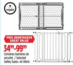 Canadian Tire Regalo Selected Safety Gates offer