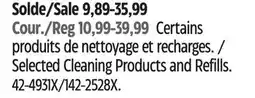 Canadian Tire Swiffer Selected Cleaning Products and Refills offer