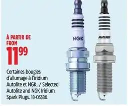 Canadian Tire NGK Selected Autolite and NGK Iridium Spark Plugs offer