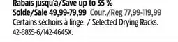 Canadian Tire Selected Drying Racks offer