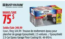 Canadian Tire Rust-Oleum Epoxyshield 2.5-Car Epoxy Garage Floor Coating Kit offer