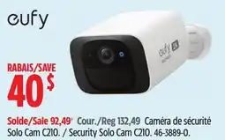 Canadian Tire Eufy Security Solo Cam C210 offer