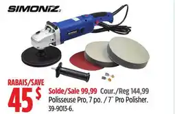 Canadian Tire SIMONIZ 7˝ Pro Polisher offer