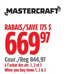 Canadian Tire MASTERCRAFT offer