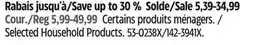 Canadian Tire Reynolds Selected Household Products offer