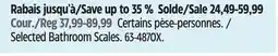 Canadian Tire Selected Bathroom Scales offer