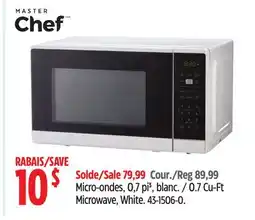 Canadian Tire Master Chef 0.7 Cu-Ft Microwave offer