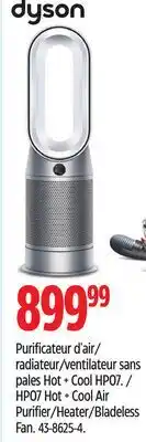 Canadian Tire Dyson HP07 Hot + Cool Air Purifier/Heater/Bladeless Fan offer