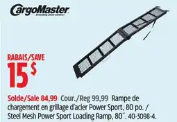 Canadian Tire CargoMaster Steel Mesh Power Sport Loading Ramp offer