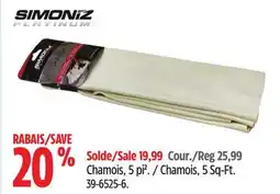 Canadian Tire Simoniz Chamois, 5 Sq-Ft offer