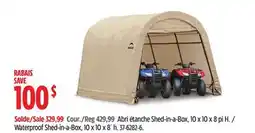 Canadian Tire ShelterLogic Waterproof Shed-in-a-Box offer