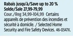 Canadian Tire Kidde Selected Home Security and Fire Safety Devices offer