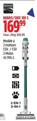 Canadian Tire Kenmore CSV 2-Motor offer