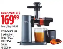 Canadian Tire Ninja PRO Slow Juicer offer