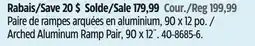 Canadian Tire Cargomaster Arched Aluminum Ramp Pair offer