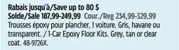 Canadian Tire Rust-Oleum 1-Car Epoxy Floor Kits offer
