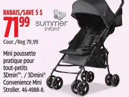 Canadian Tire Summer Infant 3Dmini Convenience Mini Stroller offer