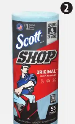 Canadian Tire Scott Blue Shop Towels offer
