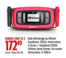 Canadian Tire MotoMaster EasyBoost 1350A Lithium Jump Starter offer