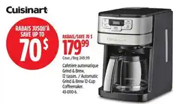 Canadian Tire Cuisinart Automatic Grind & Brew 12-Cup Coffeemaker offer