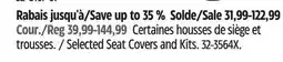 Canadian Tire Selected Seat Covers and Kit offer