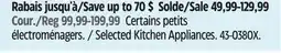 Canadian Tire Selected Kitchen Appliances offer
