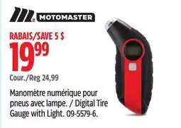 Canadian Tire Motomaster Digital Tire Gauge with Light offer
