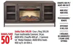 Canadian Tire Canvas Canmore 54˝ Media Fireplace offer