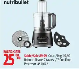 Canadian Tire 7-Cup Food Processor offer
