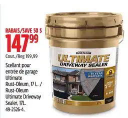 Canadian Tire Rust-Oleum Ultimate Driveway Sealer, 17L offer