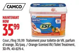 Canadian Tire CAMCO Orange-Scented RV/Toilet Treatment, 30-Pk offer