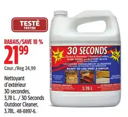 Canadian Tire 30 Seconds Outdoor Cleaner offer