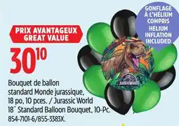 Canadian Tire Jurassic World 18˝ Standard Balloon Bouquet offer