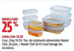 Canadian Tire Master Chef 20-Pc Food Storage Set offer