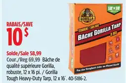 Canadian Tire Gorilla Tough Heavy-Duty Tarp, 12 x 16´ offer