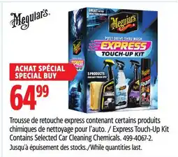 Canadian Tire Meguiars Express Touch-Up Kit Contains Selected Car Cleaning Chemicals offer