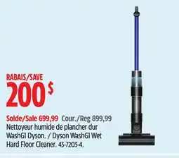 Canadian Tire Dyson WashG1 Wet Hard Floor Cleaner offer