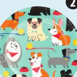 Canadian Tire Dog Party 7˝ Dessert Plates offer