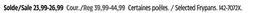 Canadian Tire Selected Frypan offer