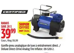 Canadian Tire Certified Deluxe Direct-Drive Analog Tire Inflator offer