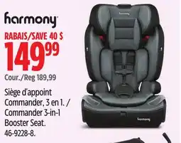 Canadian Tire Harmony Commander 3-in-1 Booster Seat offer