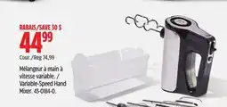 Canadian Tire Vida Variable-Speed Hand Mixer offer