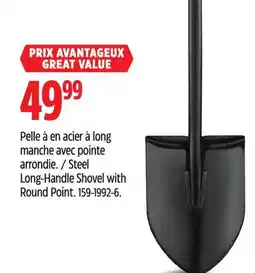 Canadian Tire Steel Long-Handle Shovel with Round Point offer