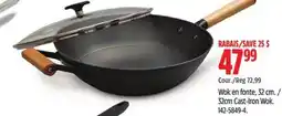 Canadian Tire PADERNO 32cm Cast-Iron Wok offer