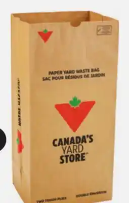 Canadian Tire Canadian Tire Yard Waste Bag offer