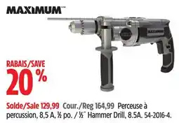 Canadian Tire MAXIMUM 1⁄2˝ Hammer Drill offer