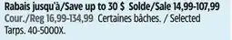 Canadian Tire Certified Selected Tarps offer