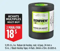 Canadian Tire Renfrew Black Hockey Tape offer