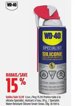 Canadian Tire Specialist Water-Resistant Silicone Smart Straw, 311g offer